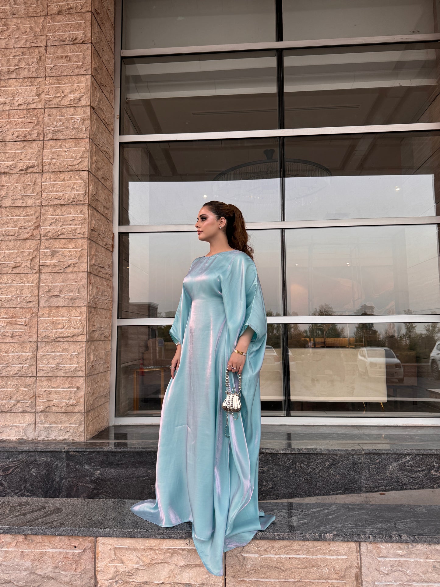 Butterfly Kaftan – Icy Mist