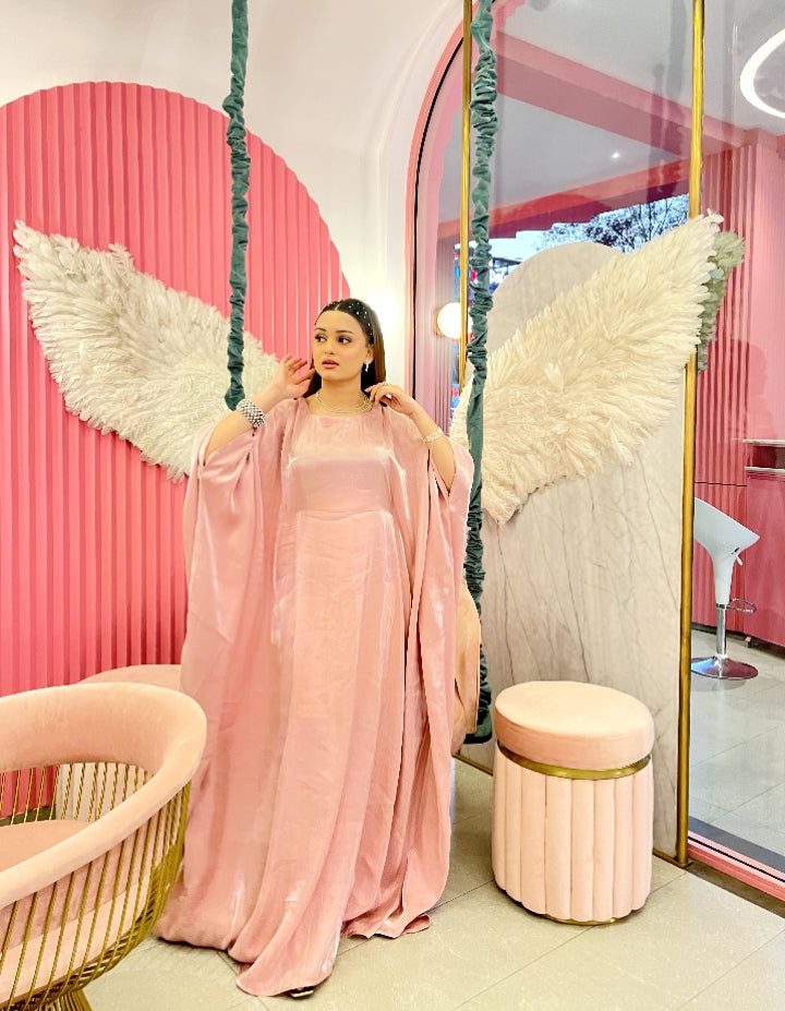 Butterfly Kaftan – Rose Dust